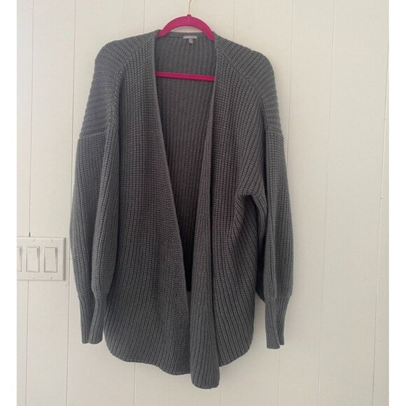 Charlotte Russe Size Small Open Front High Low Cardigan Sweater Grey - Picture 1 of 4